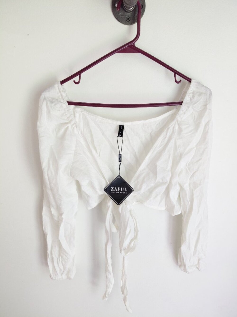 Zaful crop shirt
